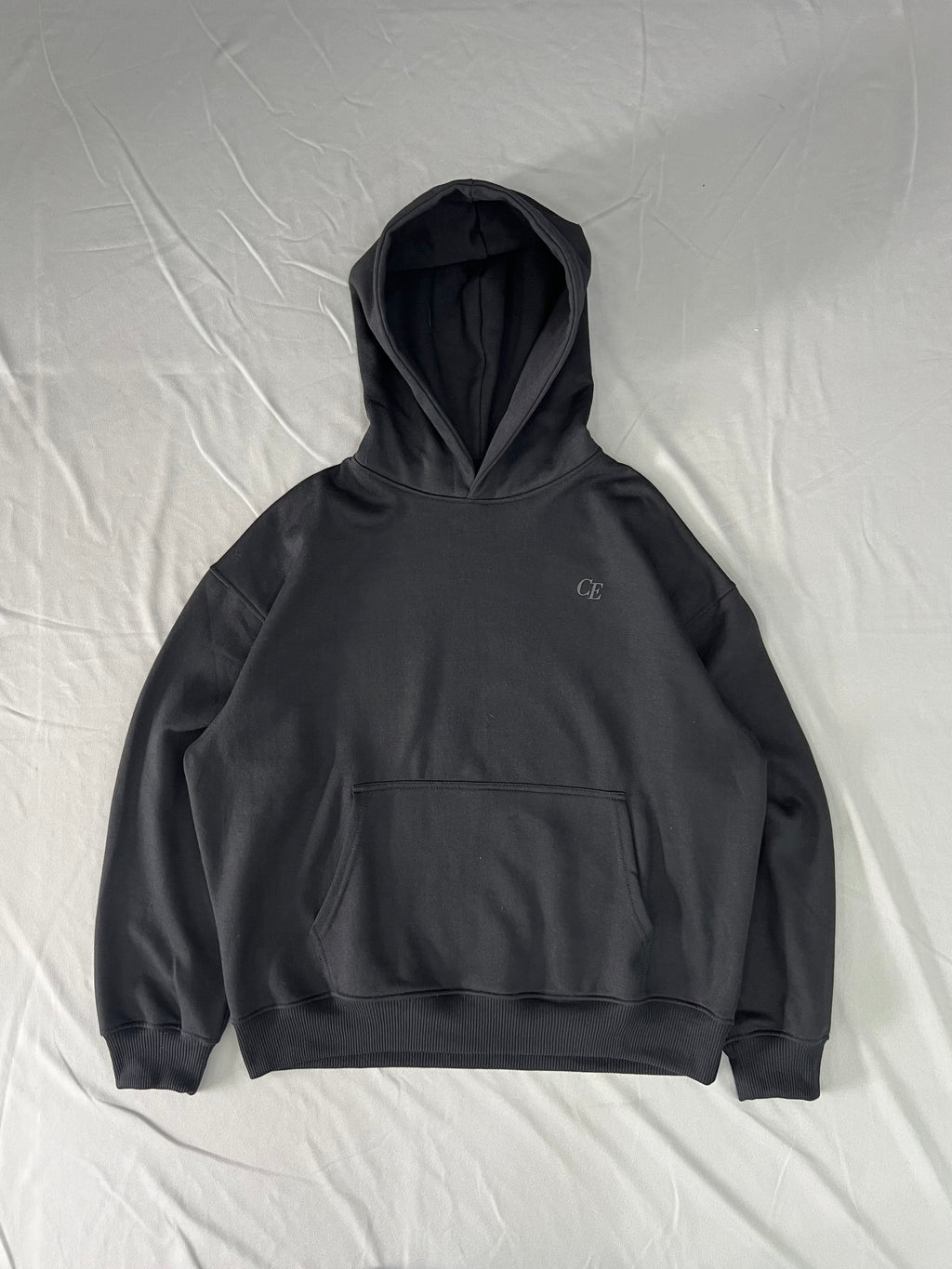 SUDADERA BOXY FIT CE NEGRO