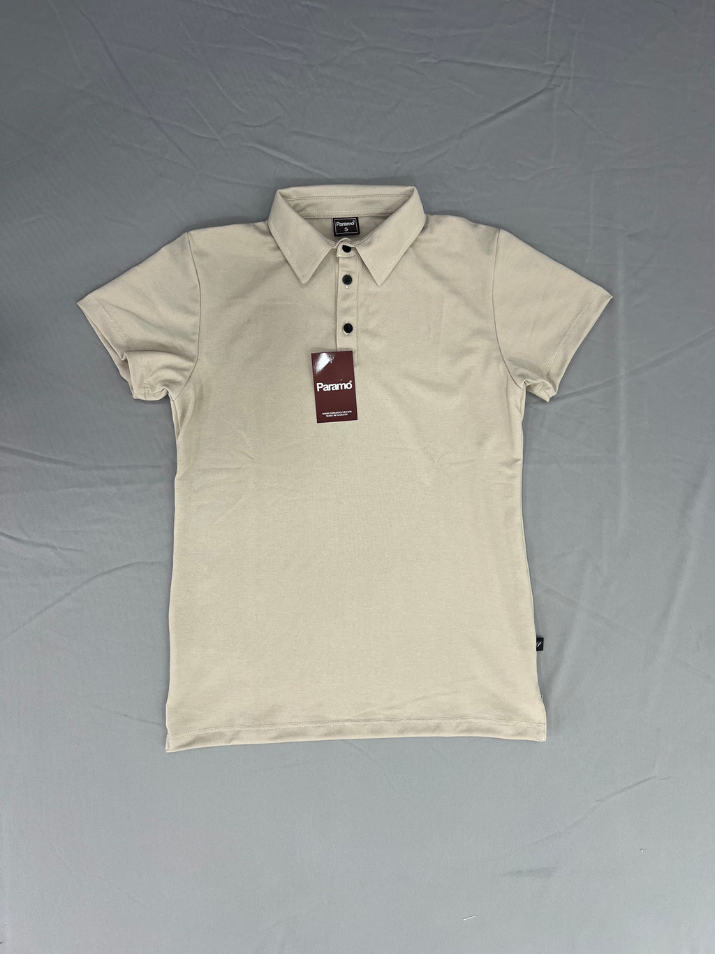 CAMISETA POLO ESTÁNDAR PRM BEIGE
