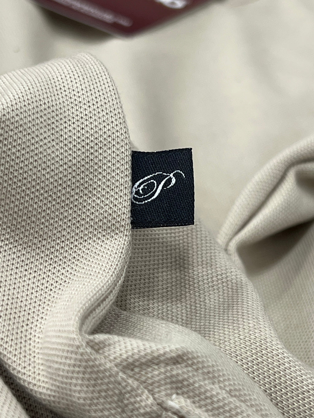 CAMISETA POLO ESTÁNDAR PRM BEIGE