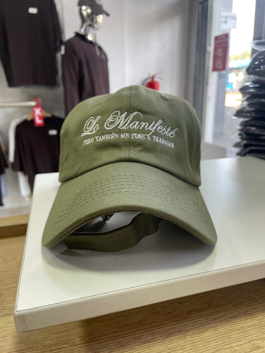 GORRA “LO MANIFESTÉ PERO TAMBIÉN ME PUSE A TRABAJAR”