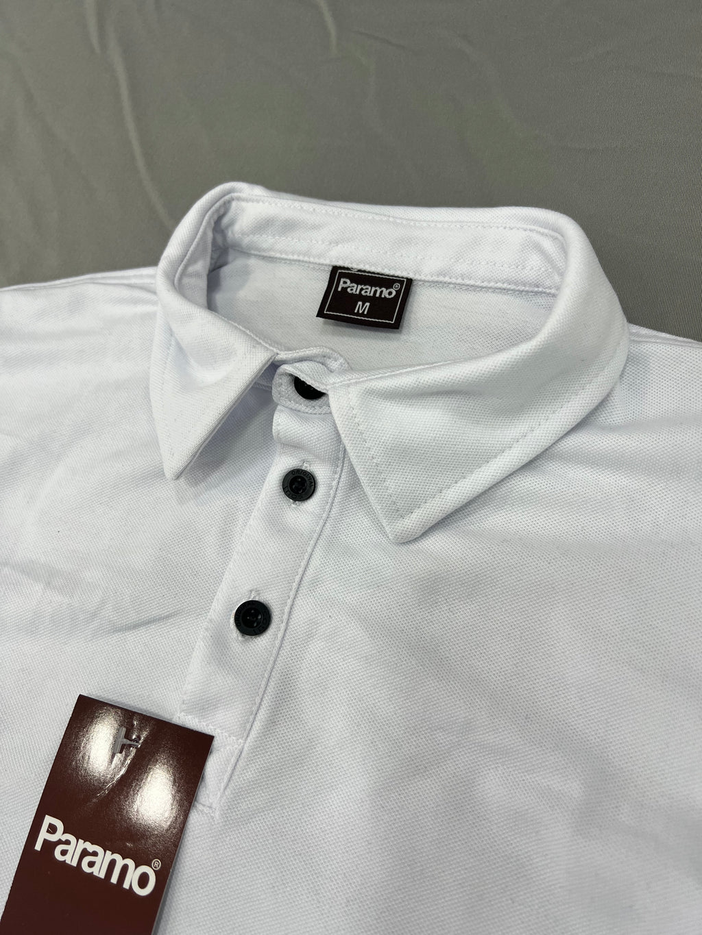 CAMISETA POLO ESTÁNDAR PRM BLANCO