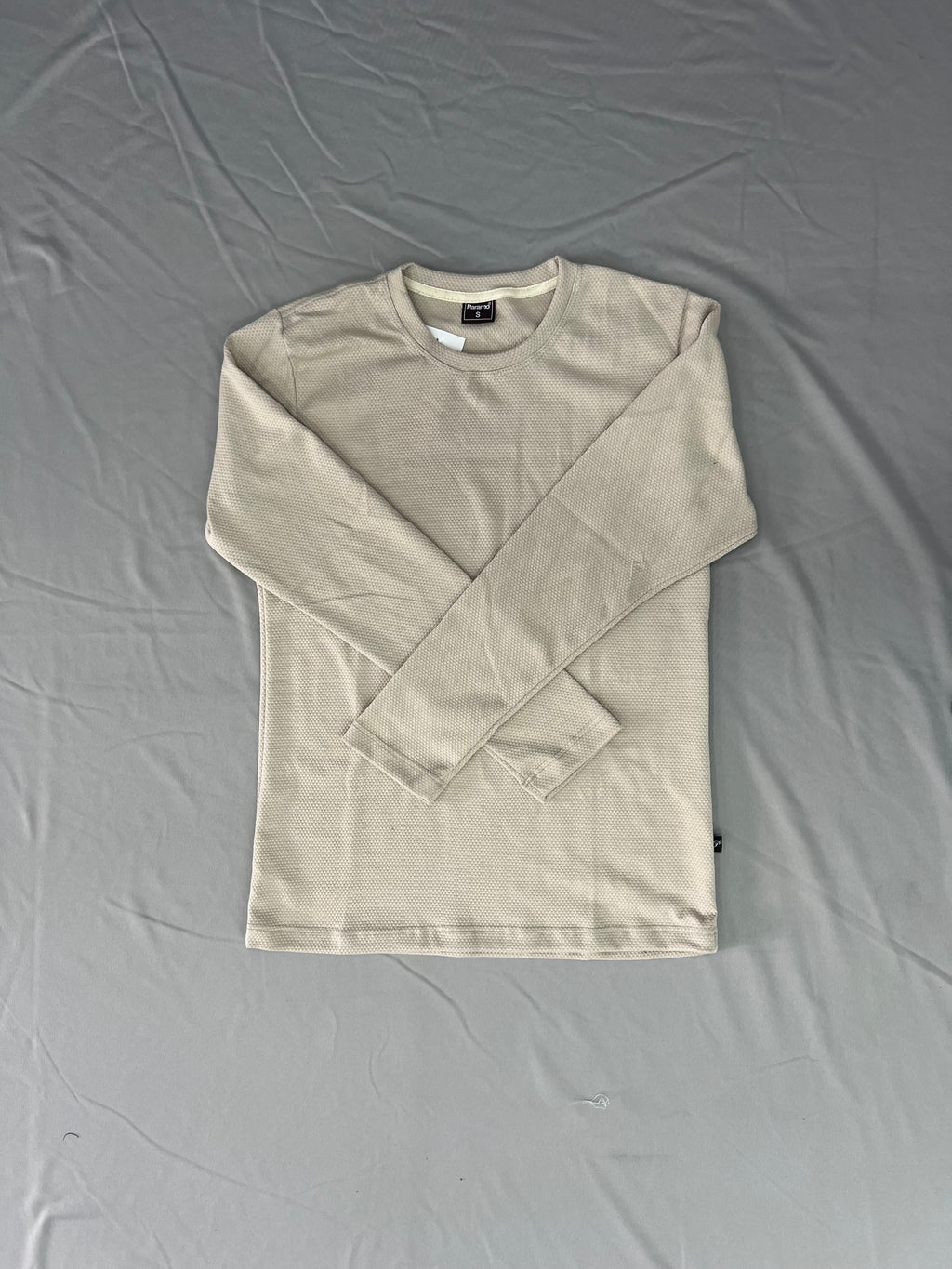 CAMISETA MANGA LARGA ESTÁNDAR PRM BEIGE