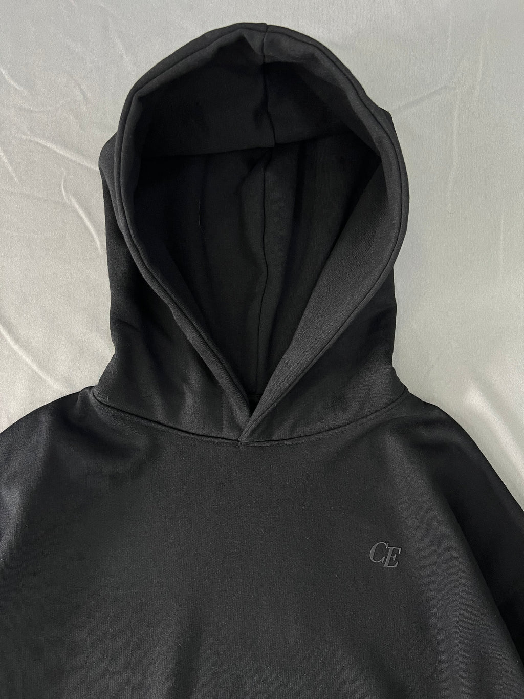 SUDADERA BOXY FIT CE NEGRO