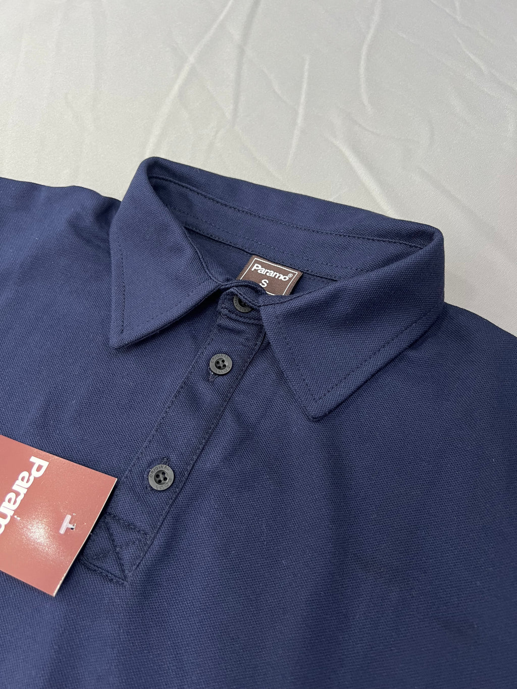 CAMISETA POLO ESTÁNDAR PRM AZUL