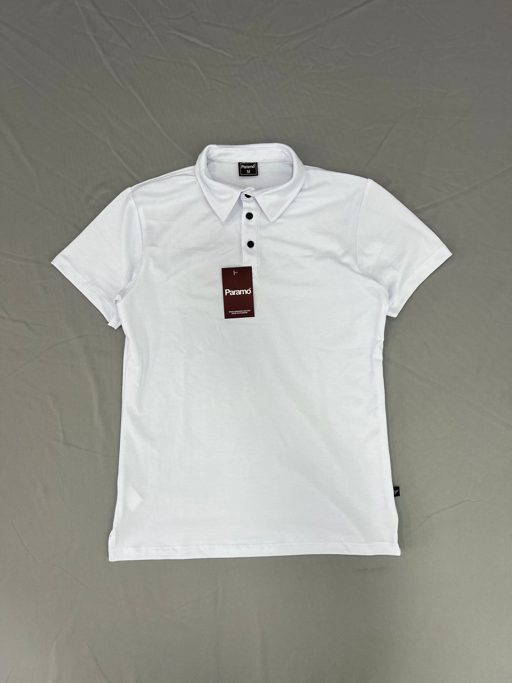 CAMISETA POLO ESTÁNDAR PRM BLANCO