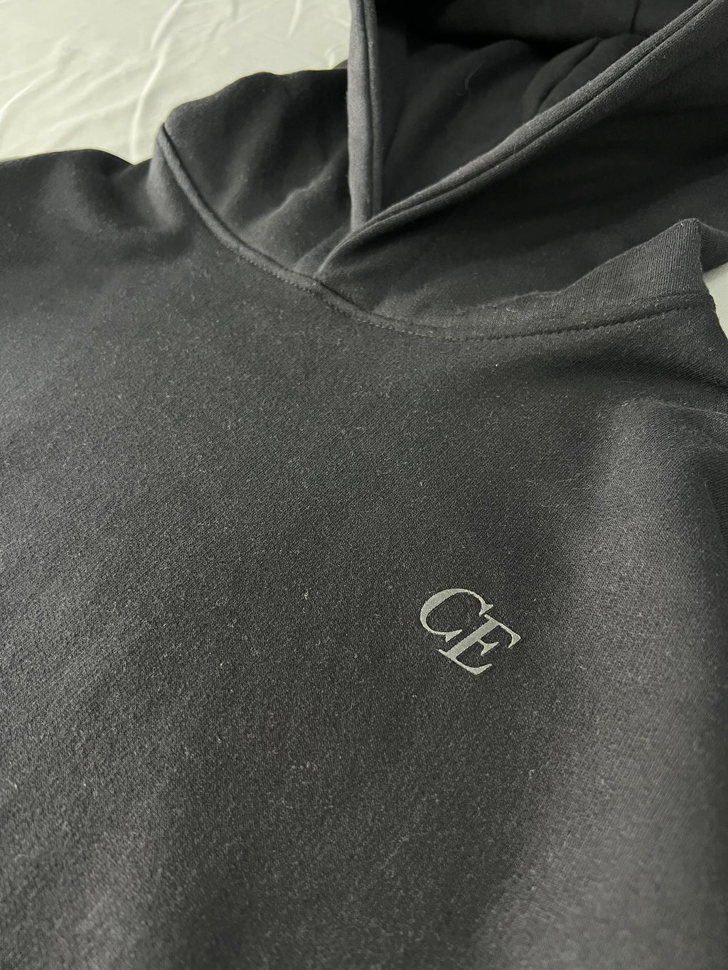 SUDADERA BOXY FIT CE NEGRO