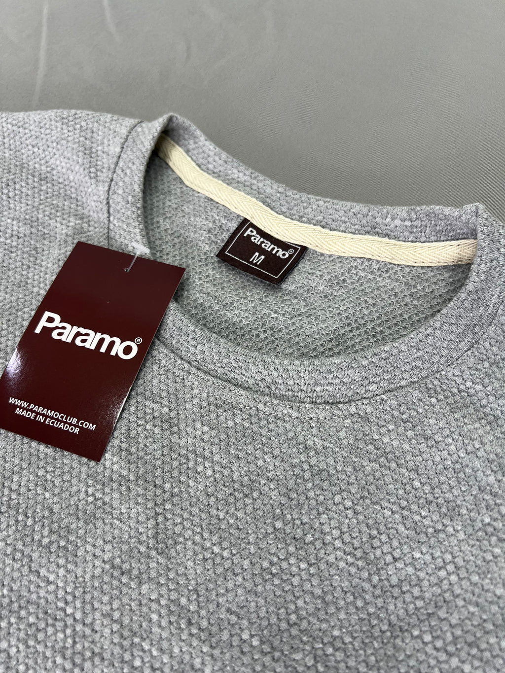 CAMISETA MANGA LARGA ESTÁNDAR PRM GRIS