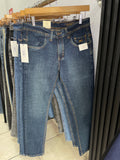 JEAN SEMI TUBO AZUL PETROLEO