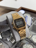 RELOJ C7 DORADO ACS