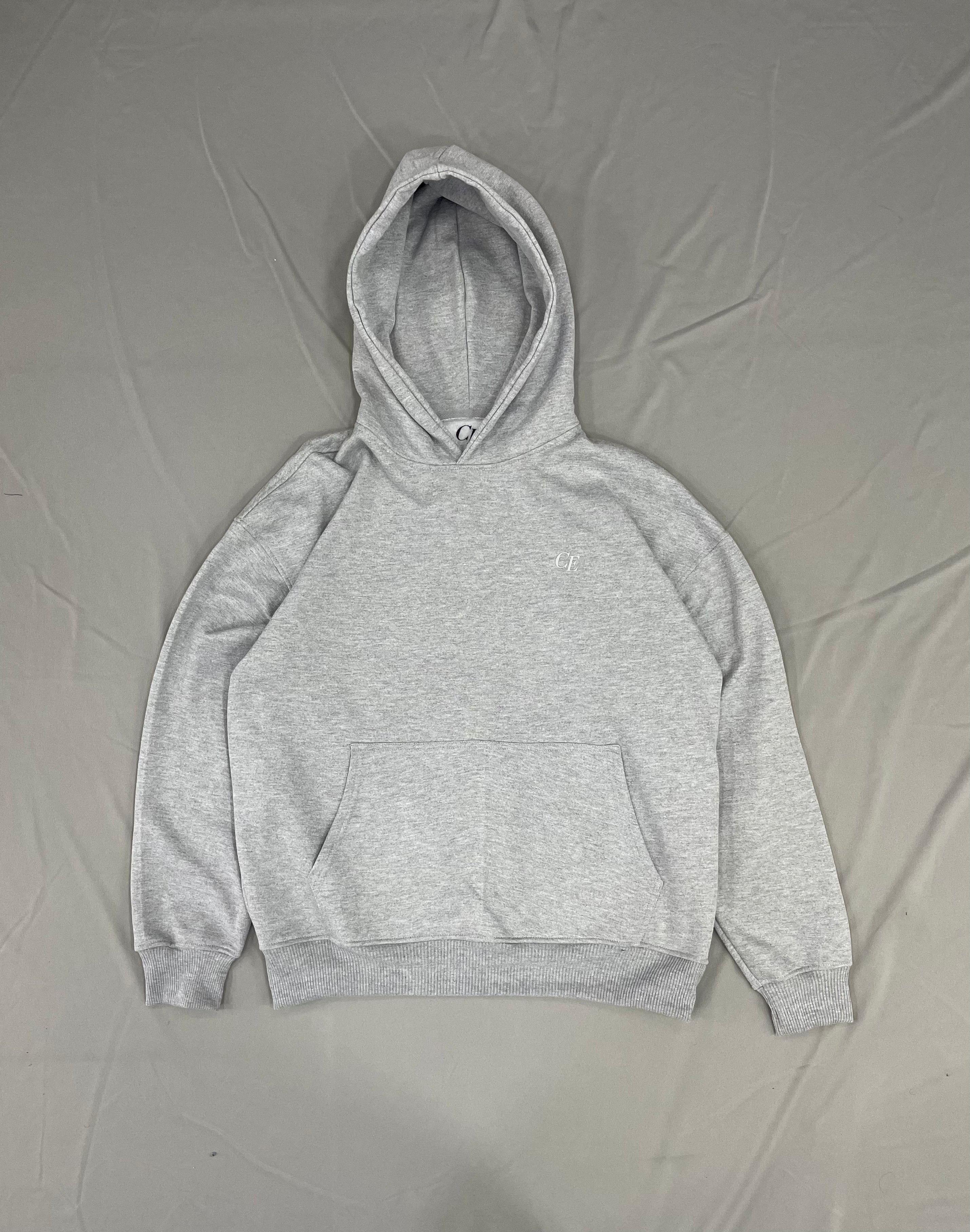 SUDADERA OVERSIZE CE GRIS