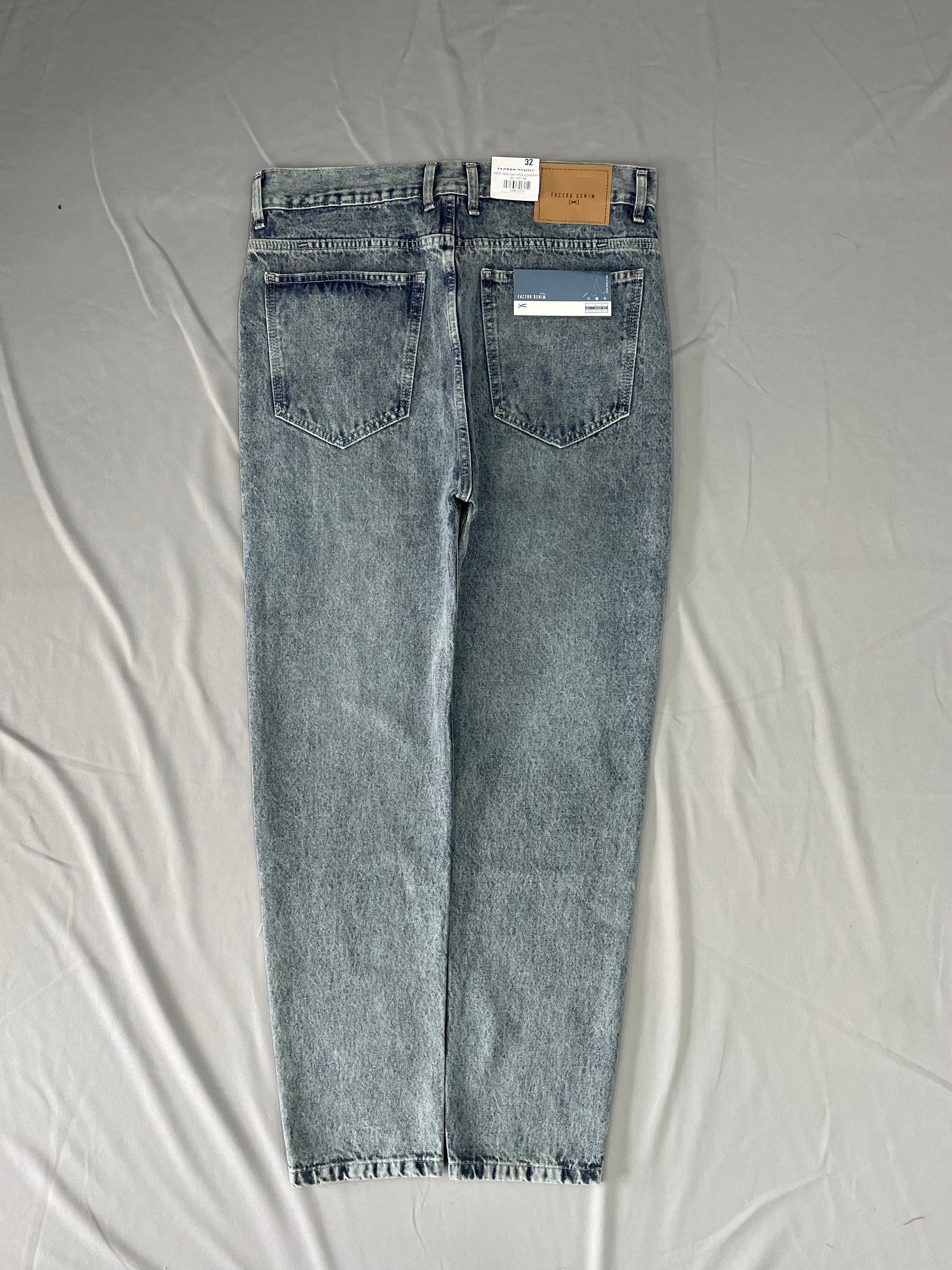 MOM JEAN DM AZUL ESMERALDA