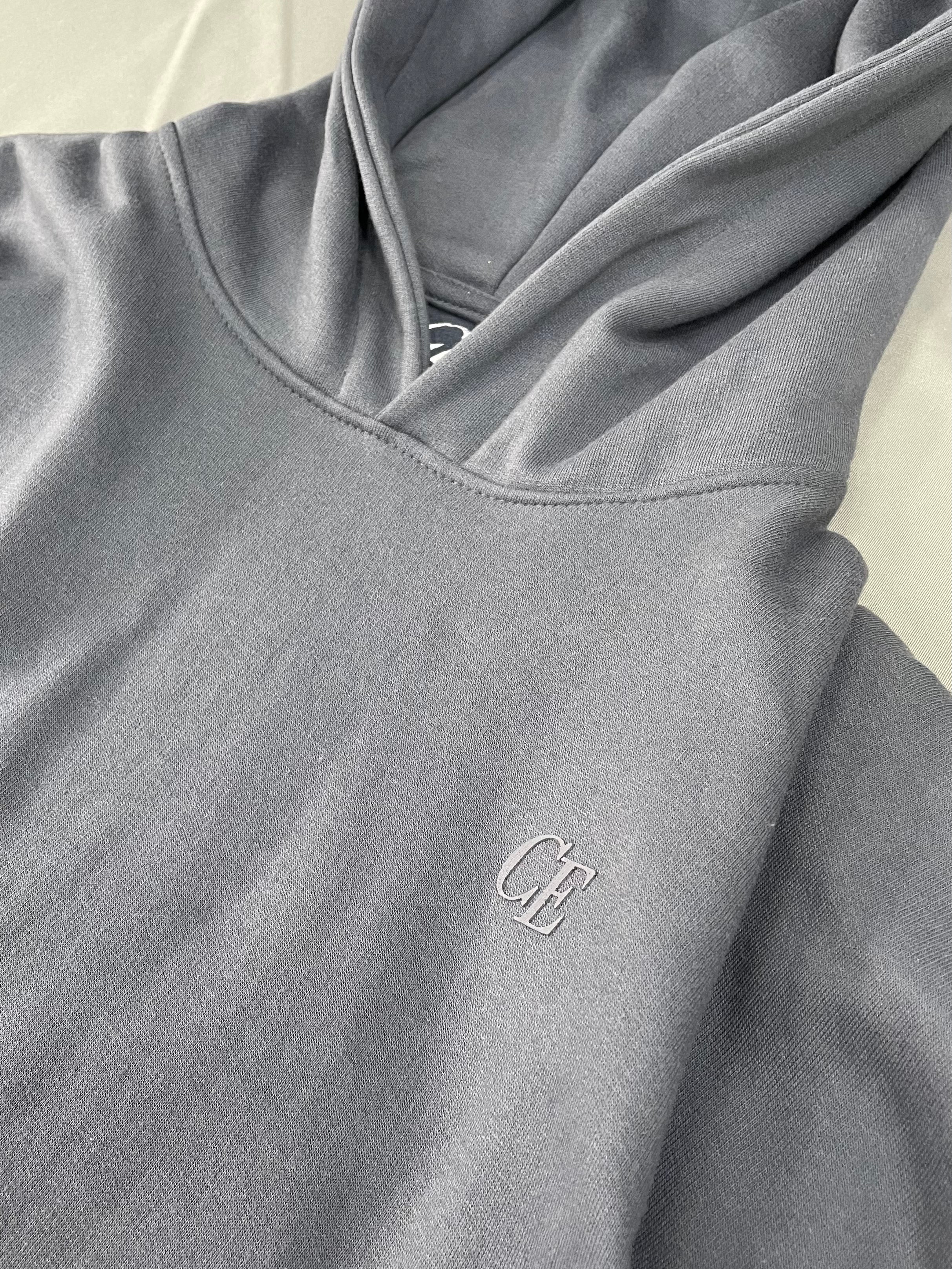 SUDADERA BOXY FIT CE AZUL