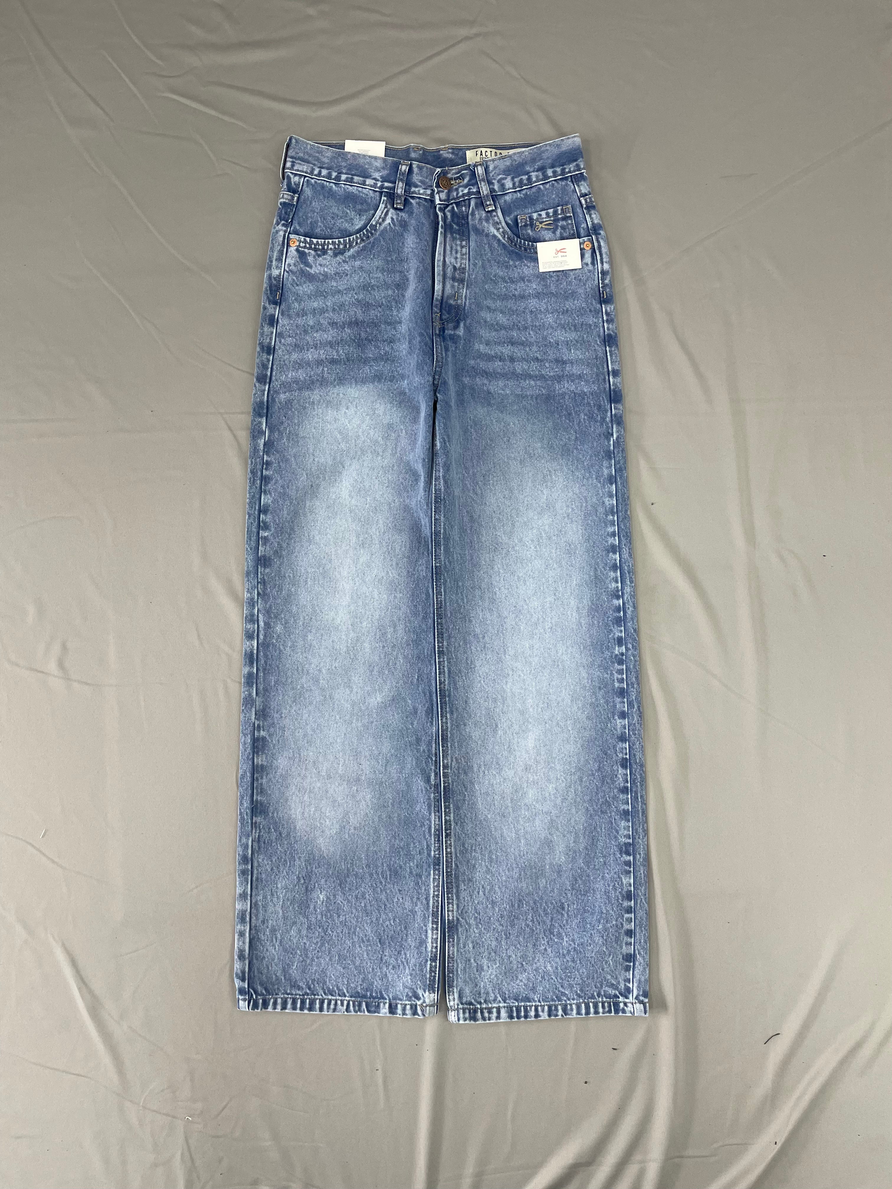 JEAN BAGGY OG AZUL HIELO