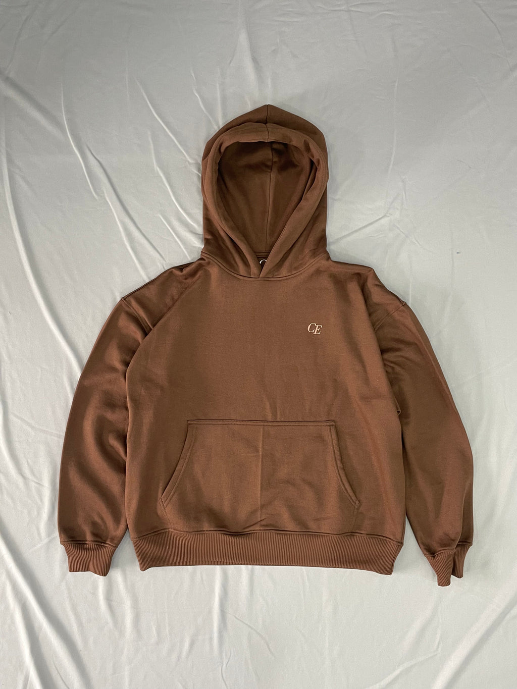 SUDADERA BOXY FIT CE CAFÉ