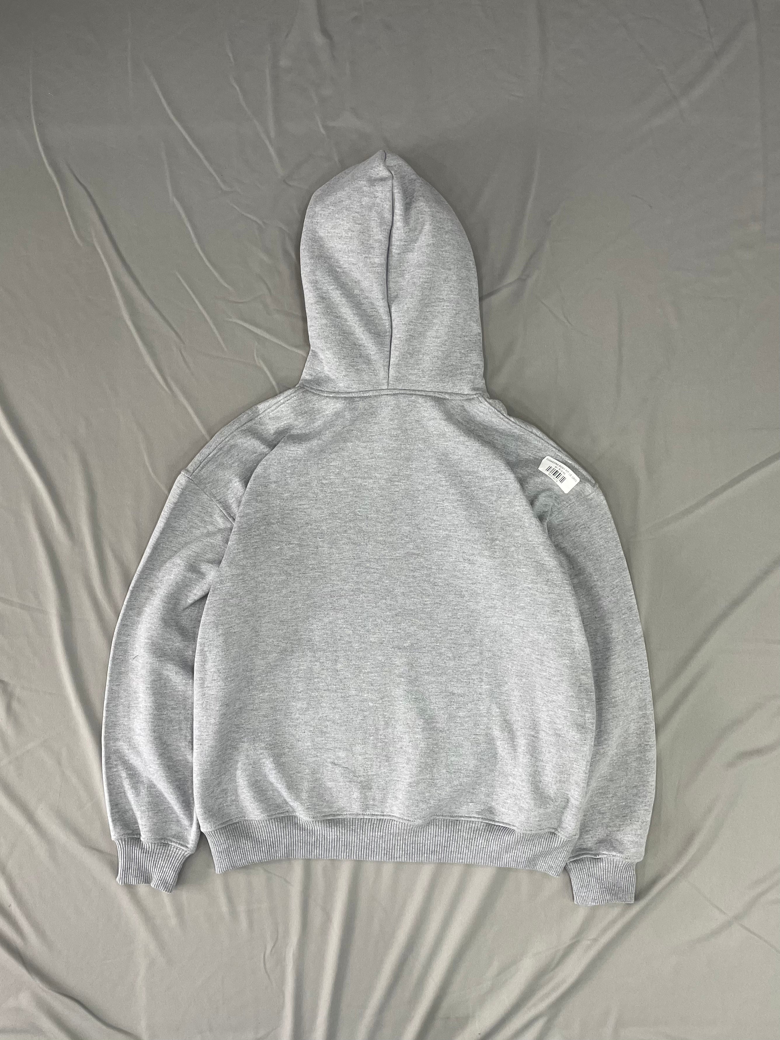 SUDADERA BOXY FIT CE GRIS