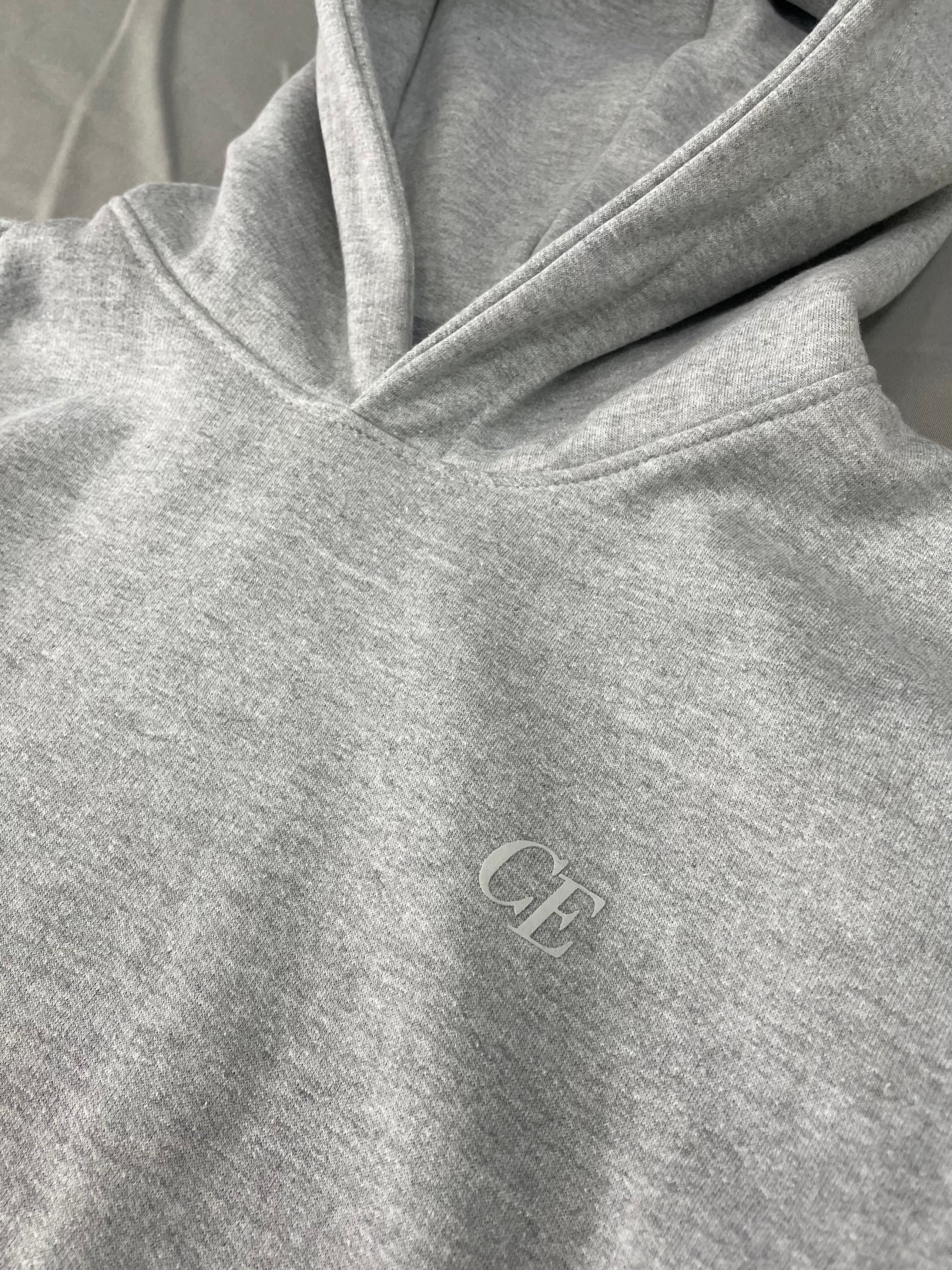 SUDADERA BOXY FIT CE GRIS