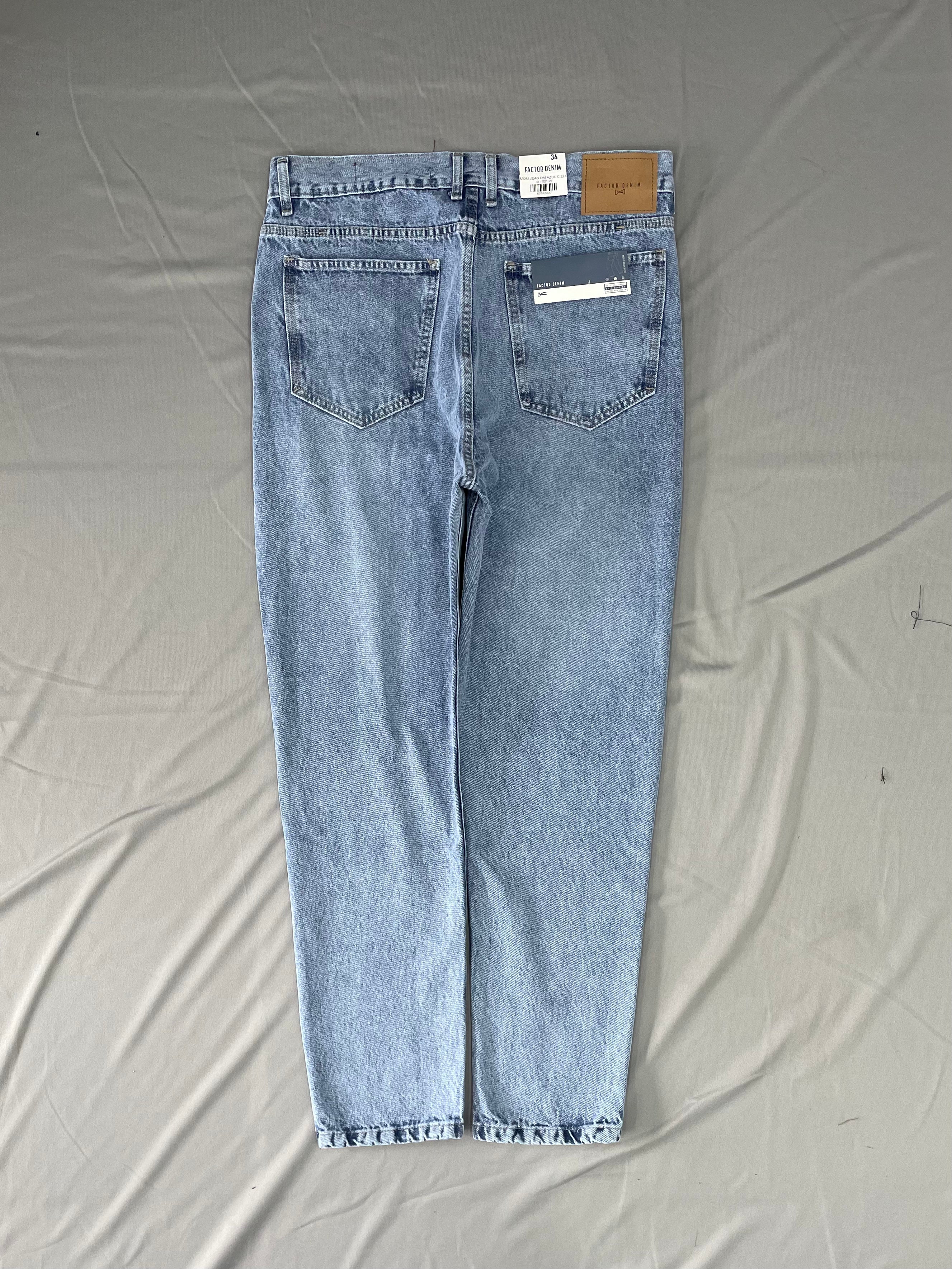 MOM JEAN DM AZUL CIELO