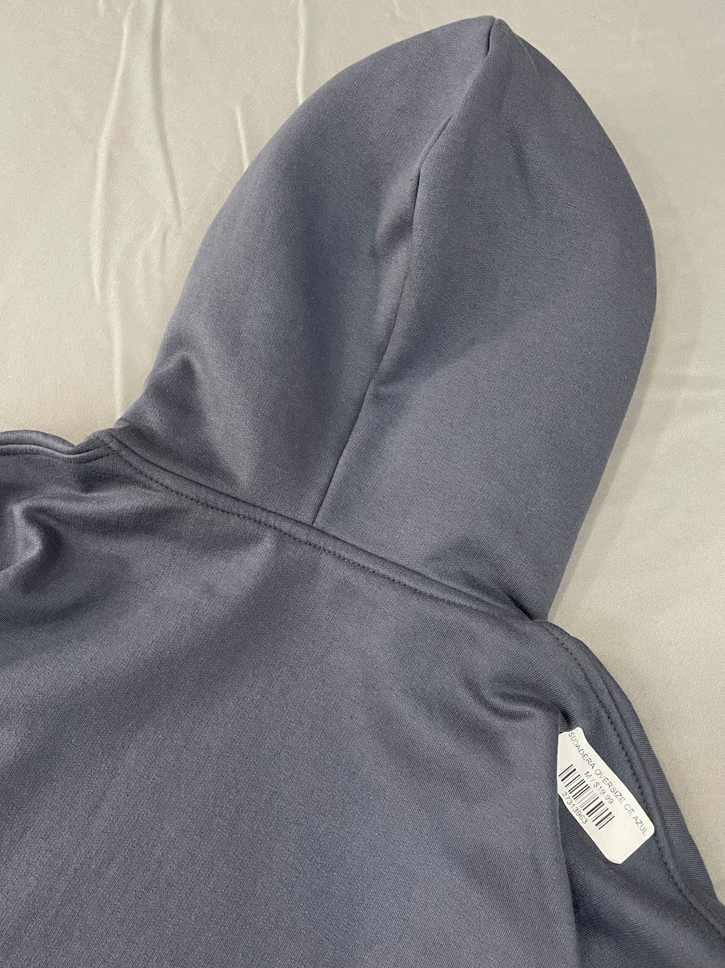 SUDADERA OVERSIZE CE AZUL