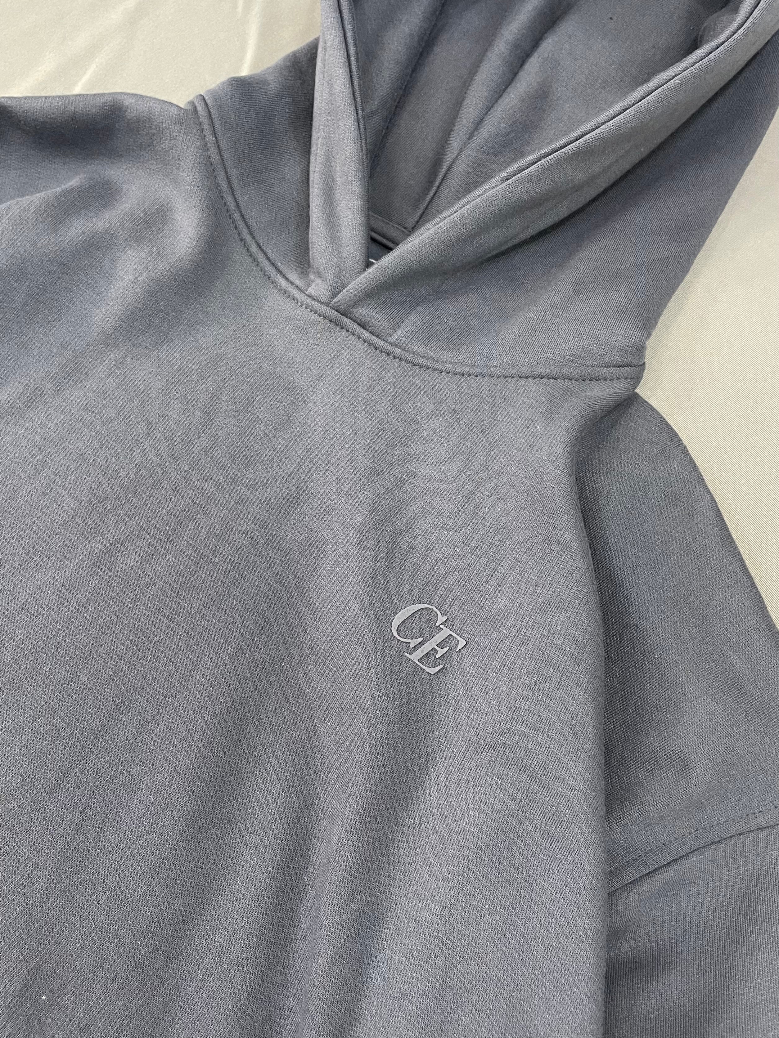 SUDADERA OVERSIZE CE AZUL