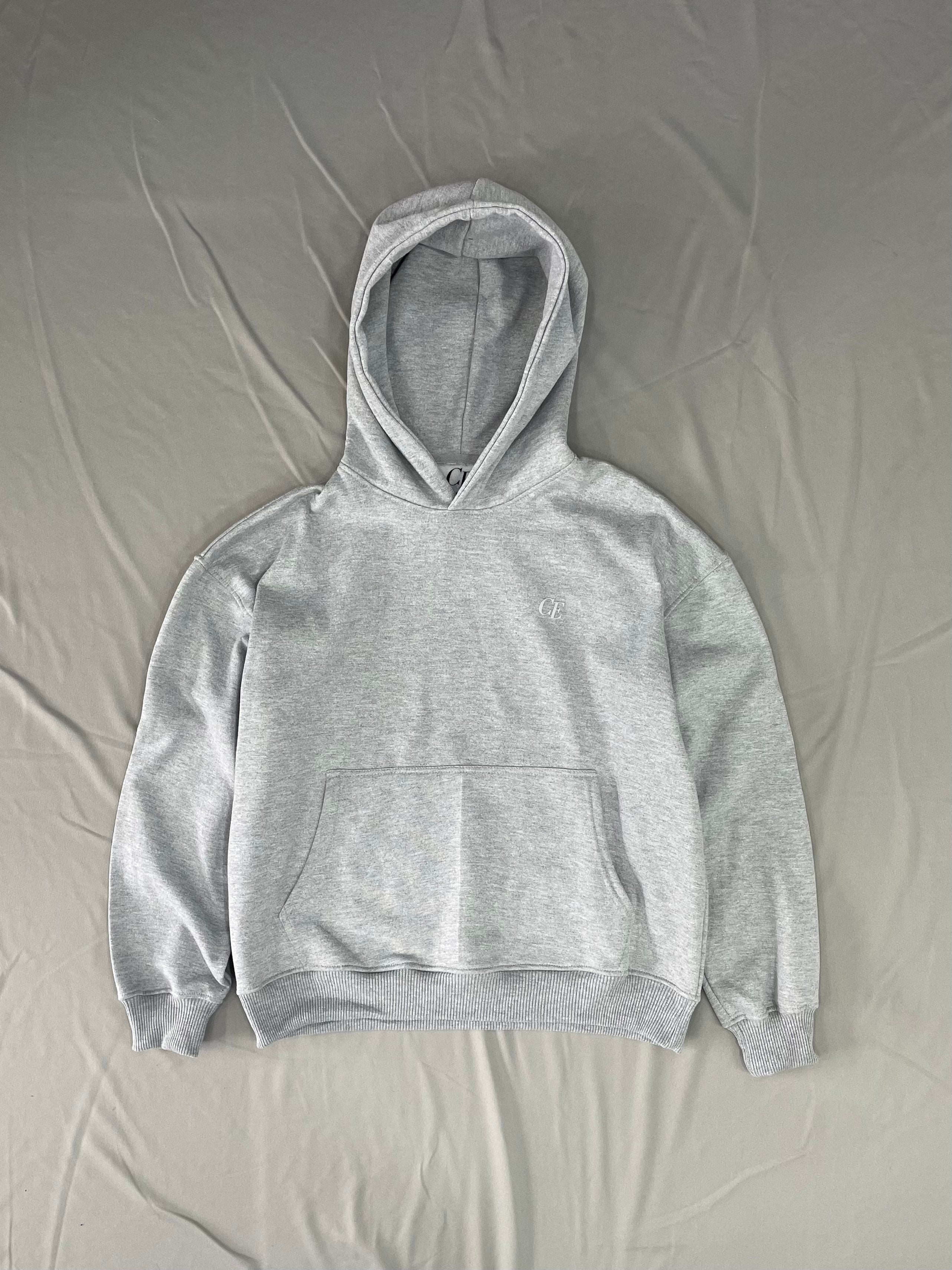 SUDADERA BOXY FIT CE GRIS