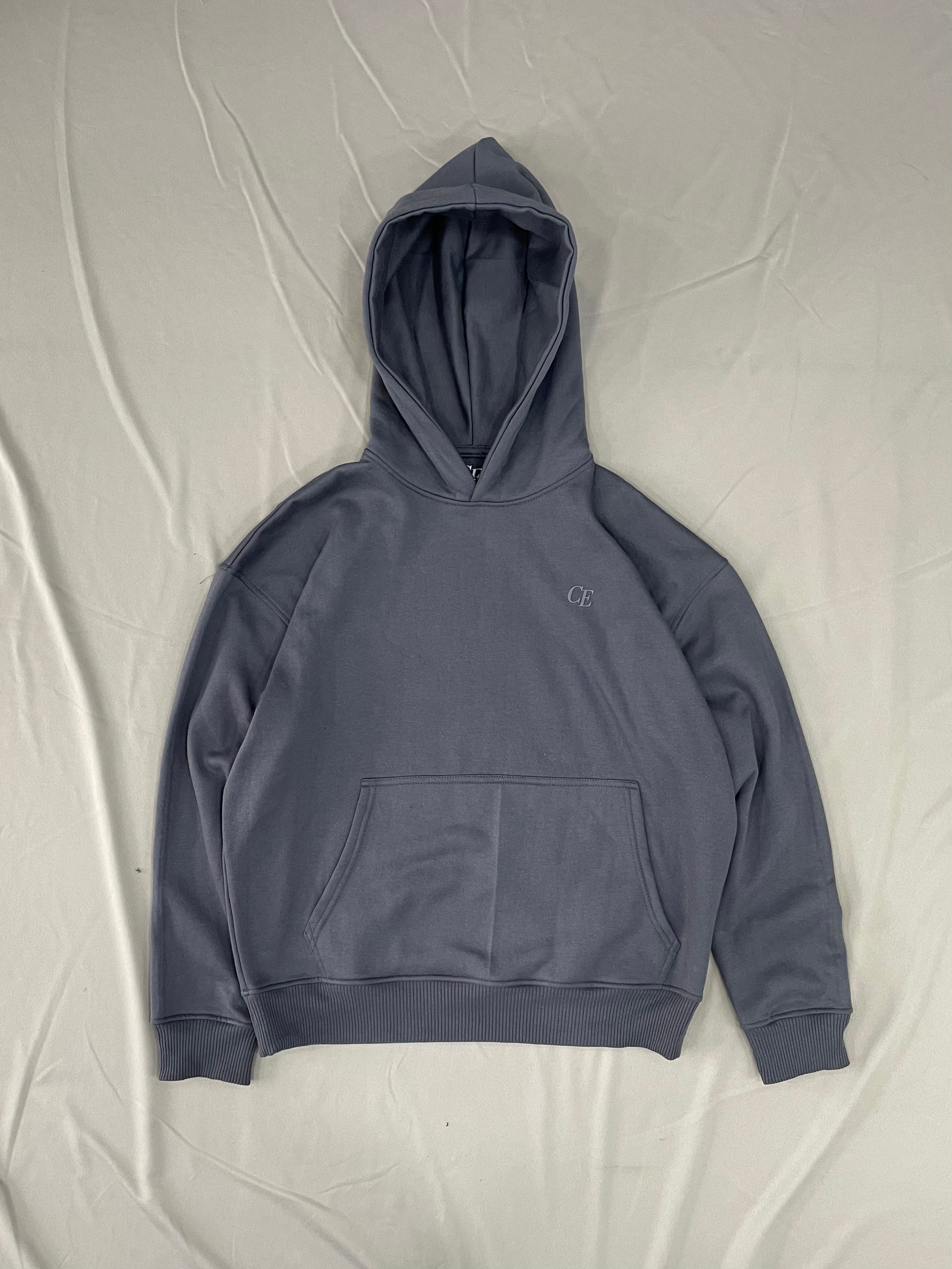 SUDADERA OVERSIZE CE AZUL