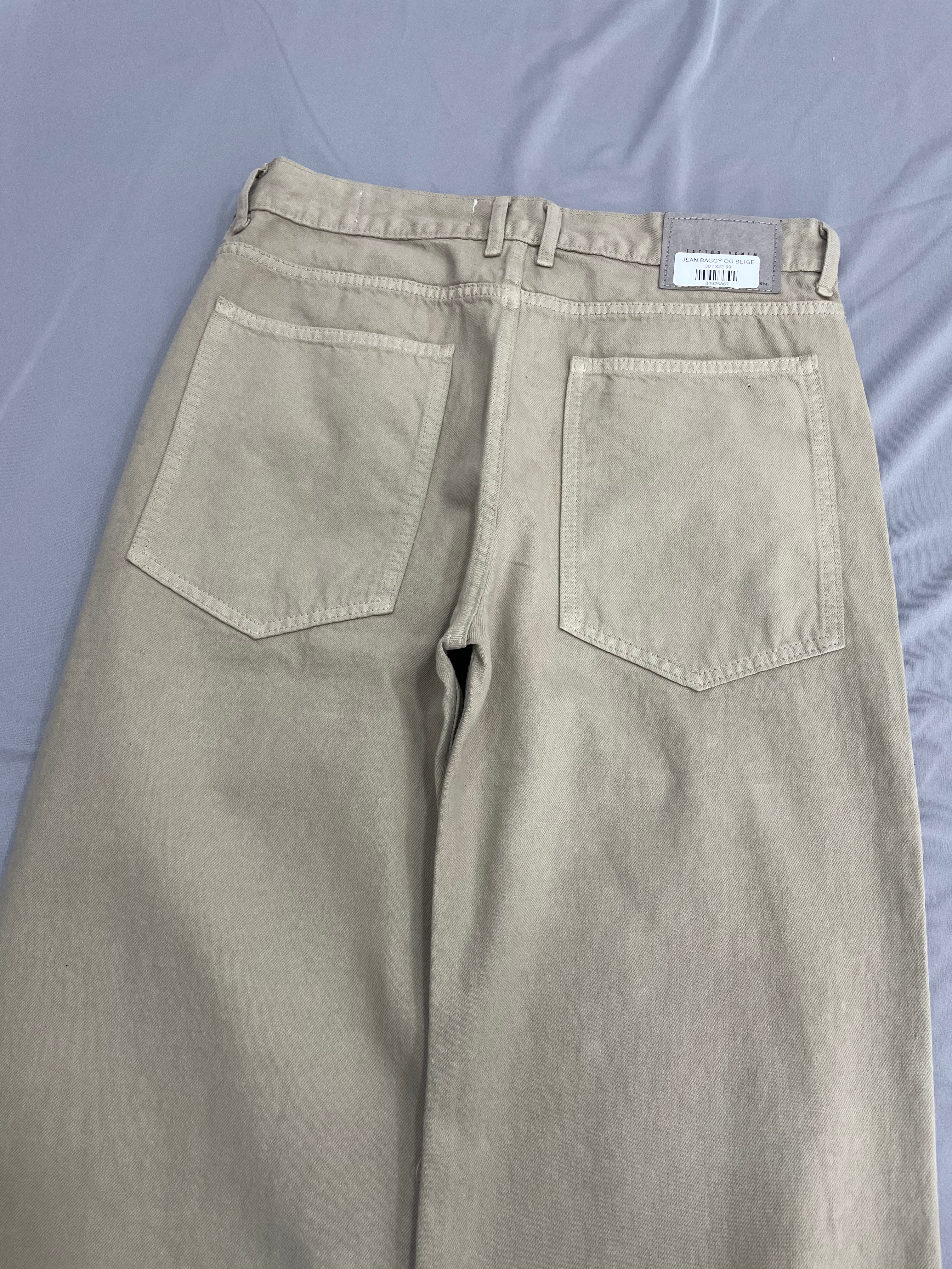 JEAN BAGGY OG BEIGE
