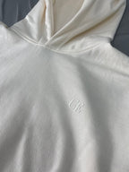 SUDADERA BOXY FIT CE BEIGE