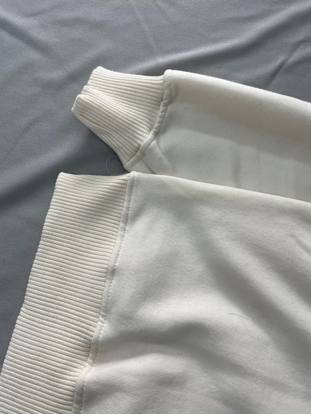 SUDADERA BOXY FIT CE BEIGE