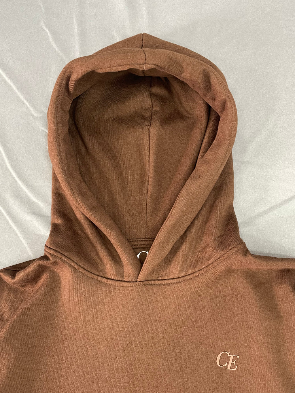 SUDADERA BOXY FIT CE CAFÉ