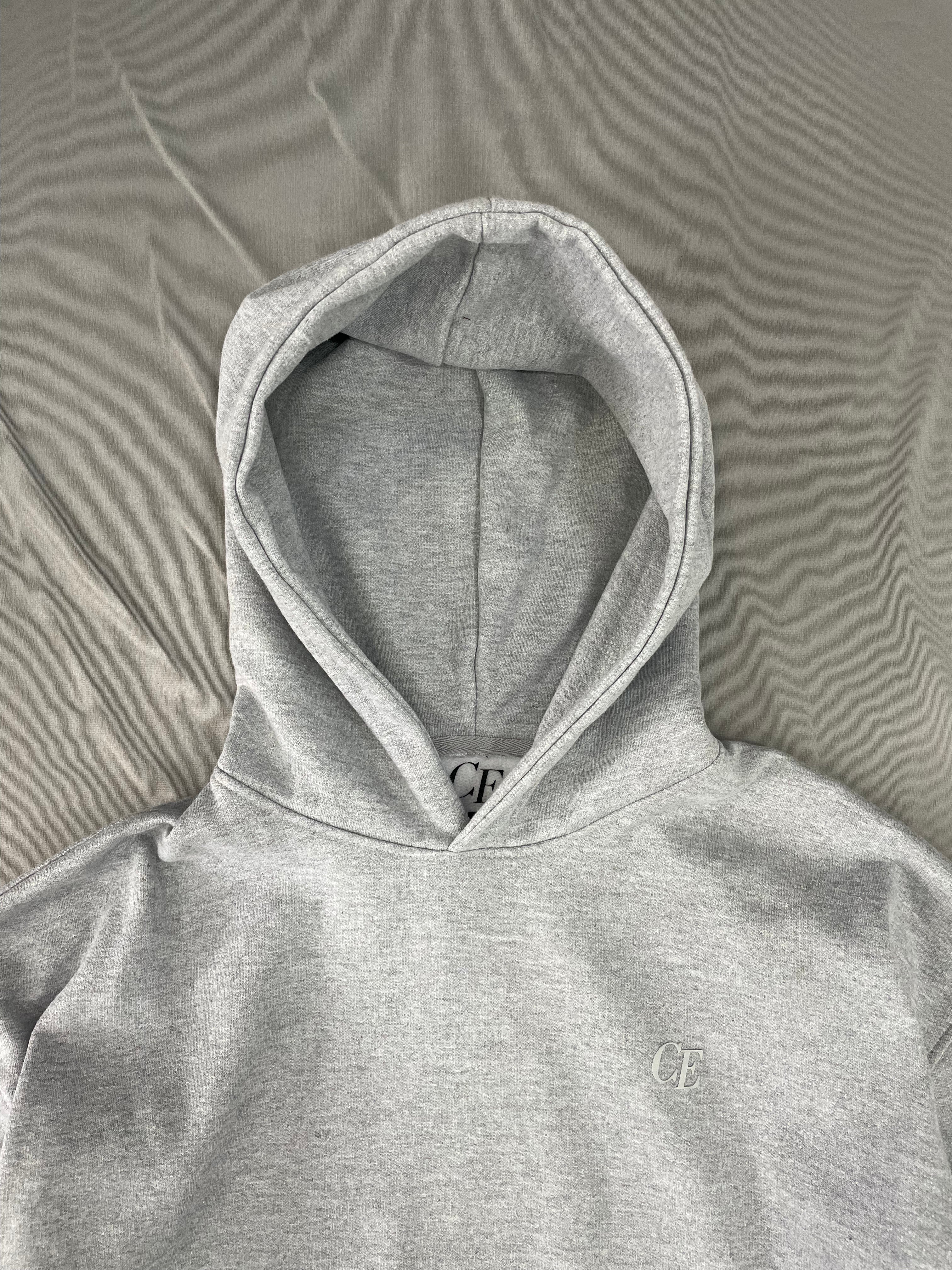 SUDADERA BOXY FIT CE GRIS