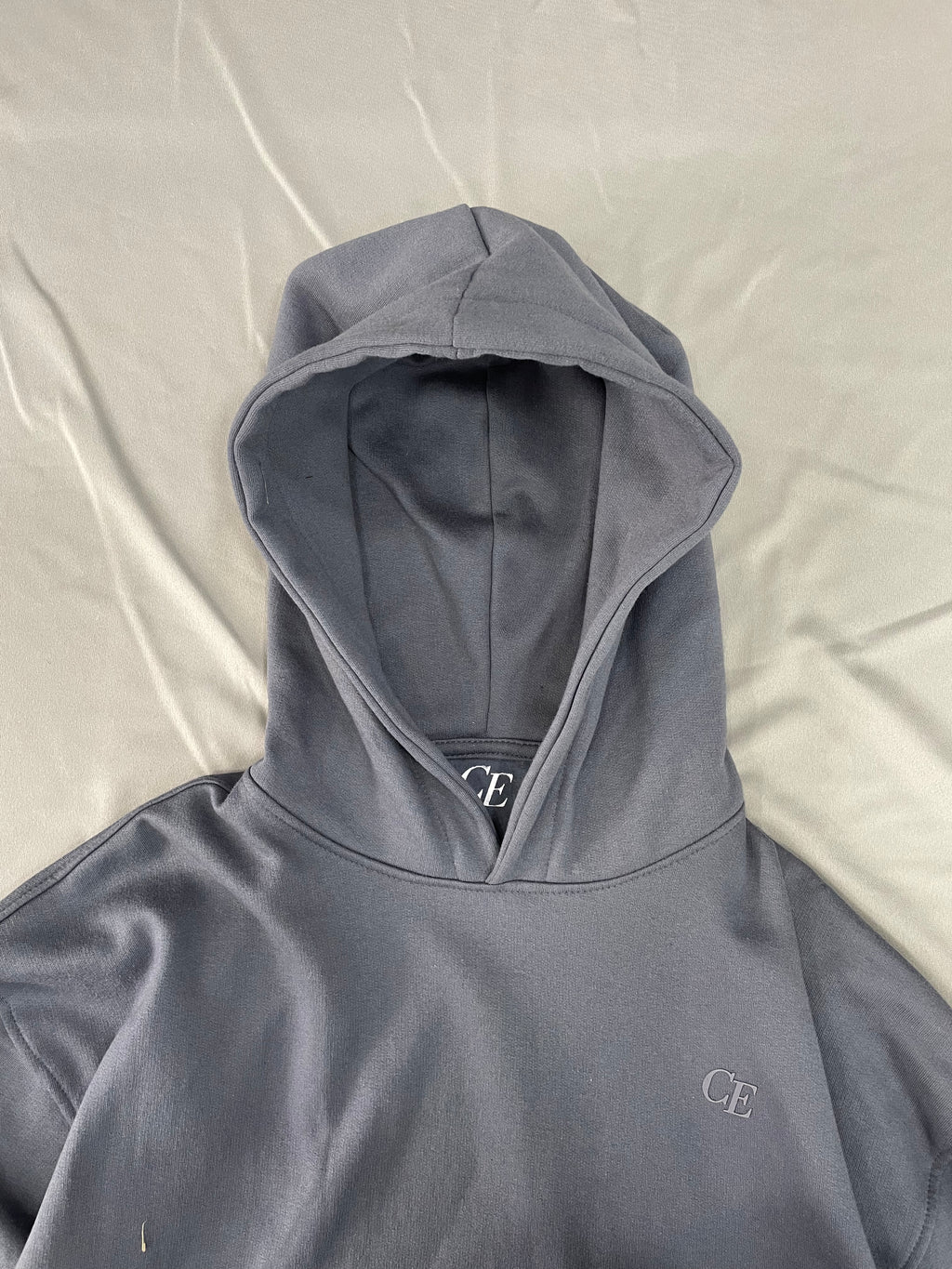 SUDADERA BOXY FIT CE AZUL