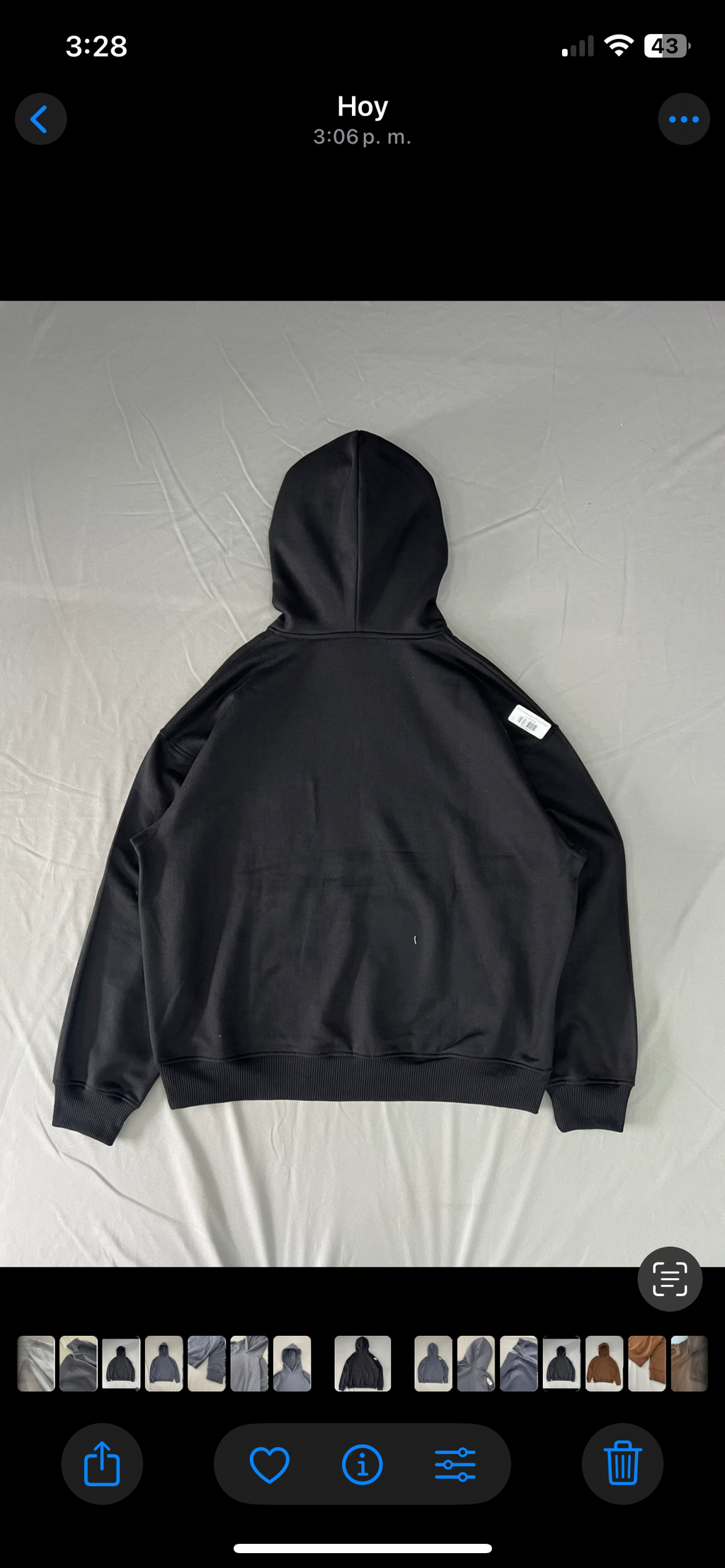 SUDADERA OVERSIZE CE NEGRO