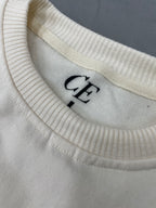 SUDADERA SIN CAPUCHA OVERSIZE CE BEIGE