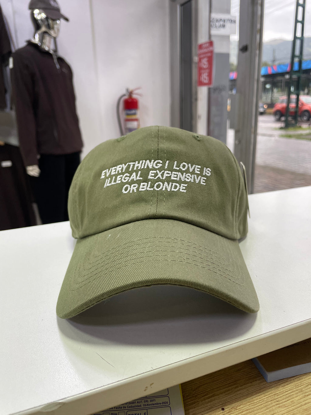 GORRA “EVERYTHING I LOVE IS ILLEGAL”