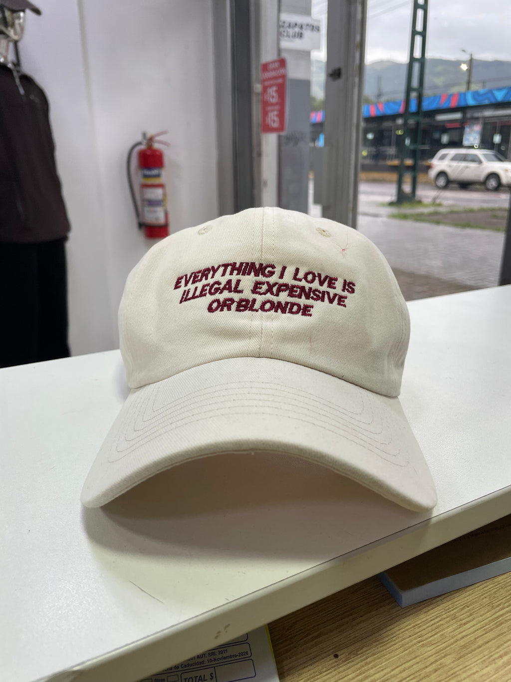GORRA “EVERYTHING I LOVE IS ILLEGAL”