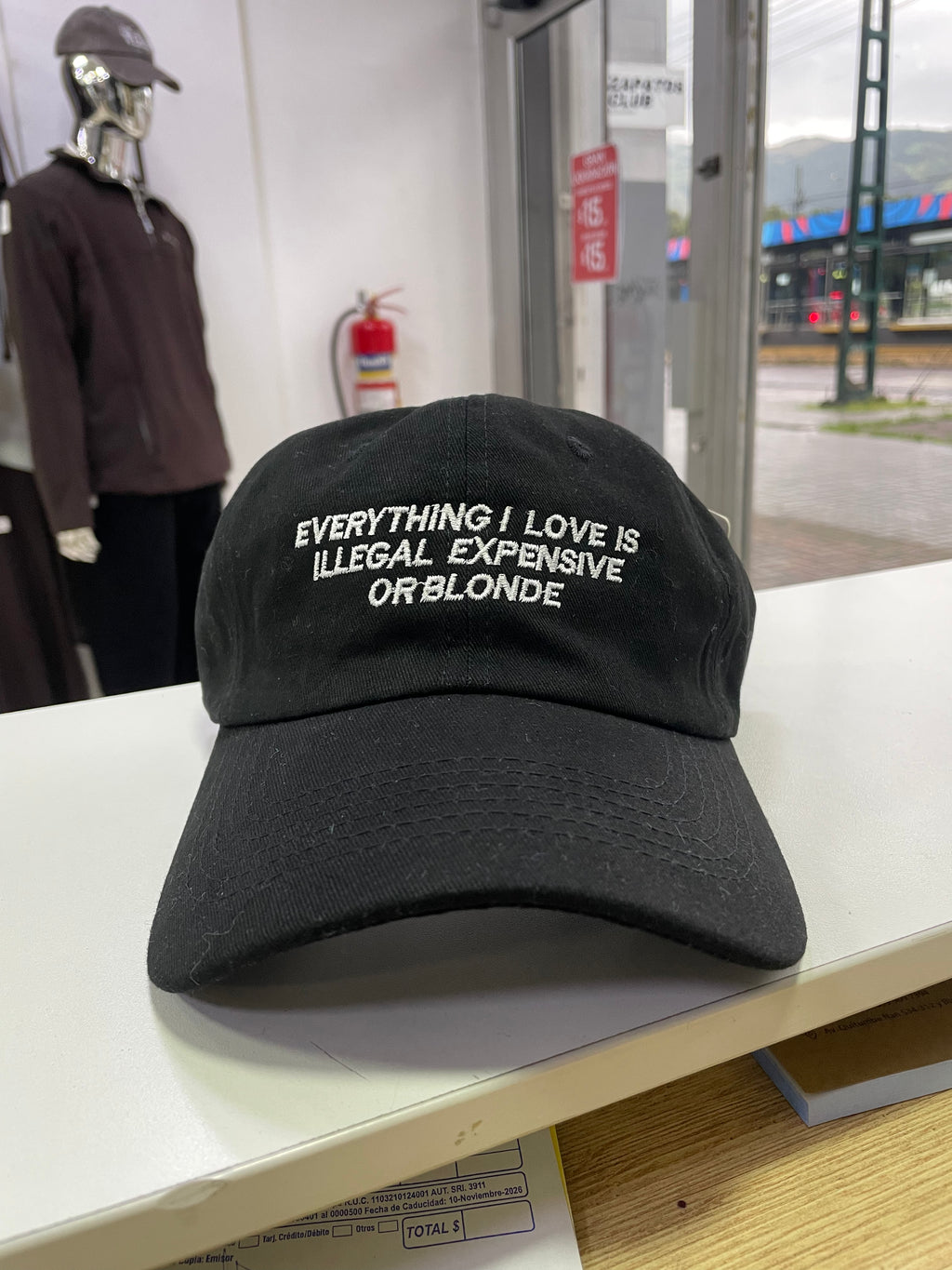 GORRA “EVERYTHING I LOVE IS ILLEGAL”