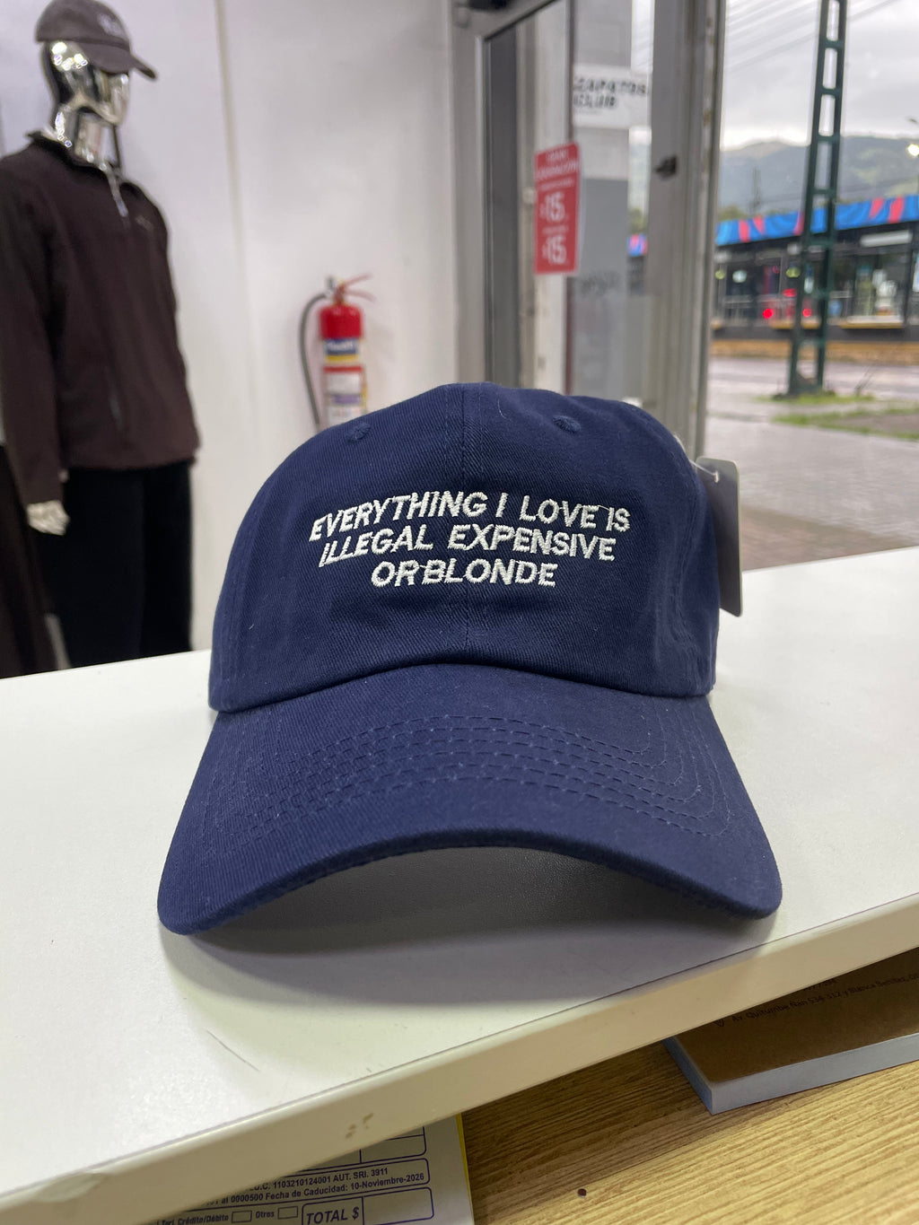 GORRA “EVERYTHING I LOVE IS ILLEGAL”