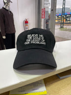 GORRA “BELIEVE ME THE COLD IS THE LEAST OF OUR PROBLEMS”