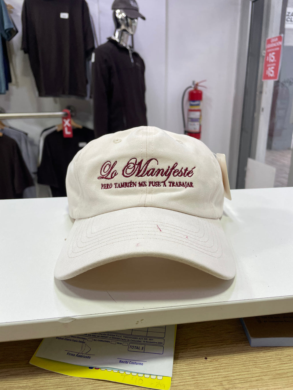 GORRA “LO MANIFESTÉ PERO TAMBIÉN ME PUSE A TRABAJAR”